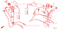 LEVIER DE GUIDON   CABLE   COMMODO pour Honda CB 125 R de 2019