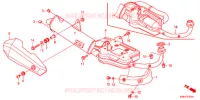 SILENCIEUX D'ECHAPPEMENT pour Honda MSX 125 de 2018
