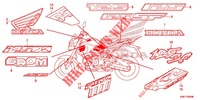 AUTOCOLLANTS pour Honda MSX GROM 125 de 2020