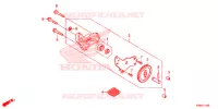 POMPE A HUILE pour Honda GROM 125 ABS de 2018