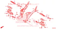 REPOSE PIED pour Honda GROM 125 ABS de 2018