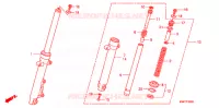 FOURCHE pour Honda CBF 125 de 2010