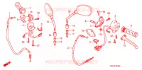 LEVIER DE GUIDON   CABLE   COMMODO pour Honda CBF 125 de 2010