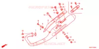 SILENCIEUX D'ECHAPPEMENT pour Honda CBF 125 de 2010