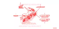 AUTOCOLLANTS pour Honda CB 300 R ABS de 2018