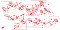 CLIGNOTANT pour Honda NC 750 S ABS 35KW, ROUGE de 2018