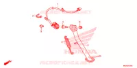 BEQUILLE pour Honda NC 750 S ABS, RED de 2018