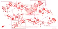 CLIGNOTANT pour Honda NC 750 S ABS, RED de 2018