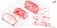 COMPTEUR pour Honda NC 750 S ABS, RED de 2018