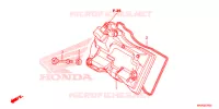 COUVRE CULASSE pour Honda NC 750 S ABS, RED de 2018