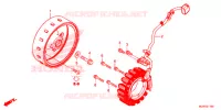 ALTERNATEUR pour Honda CBR 500 R ABS de 2018