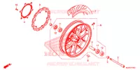 ROUE AVANT pour Honda CBR 500 R ABS de 2018