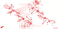 CLIGNOTANT pour Honda CBR 500 R ABS de 2018