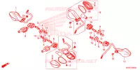 CLIGNOTANT pour Honda CBR 500 R ABS de 2018