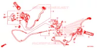 LEVIER DE GUIDON   CABLE   COMMODO pour Honda CBR 1000 ABS RED de 2018