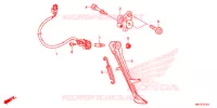 BEQUILLE pour Honda CBR 1000 ABS RED de 2018