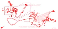 LEVIER DE GUIDON   CABLE   COMMODO pour Honda CBR 1000 ABS RED de 2018