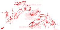 CONDUITE D'ADMISSION AIR   SOUPAPE pour Honda CBR 1000 ABS BLACK de 2018