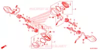 CLIGNOTANT pour Honda CB 500 X ABS de 2018