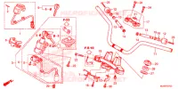 GUIDON   TE DE FOURCHE pour Honda CB 500 X de 2018
