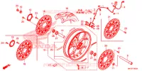 ROUE AVANT pour Honda CBR 1000 RR SP de 2018