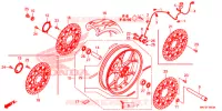 ROUE AVANT pour Honda CBR 1000 RR SP de 2018