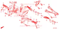 REPOSE PIED pour Honda CBR 1000 RR SP de 2018