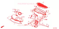 FILTRE A AIR pour Honda GL 1800 GOLD WING TOUR DCT, NAVI, AIRBAG de 2018