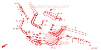GUIDON   TE DE FOURCHE pour Honda GL 1800 GOLD WING TOUR DCT, NAVI, AIRBAG de 2018