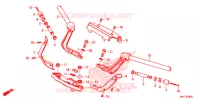 GUIDON   TE DE FOURCHE pour Honda GL 1800 GOLD WING TOUR DCT, NAVI, AIRBAG de 2018
