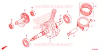 VILEBREQUIN   PISTON pour Honda PIONEER 700 M4 RED de 2018