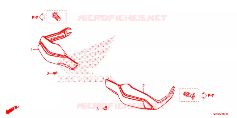 PROTEGES MAINS Honda MOTO 1000 AFRICA-TWIN 2021  CRF1000AJ