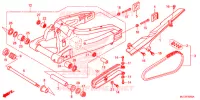 BRAS OSCILLANT pour Honda CBR 600 RR ABS RED de 2018