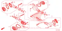 CLIGNOTANT pour Honda CBR 600 RR ABS RED de 2018