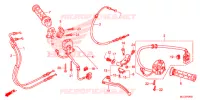 LEVIER DE GUIDON   CABLE   COMMODO pour Honda CBR 600 RR ABS RED de 2018