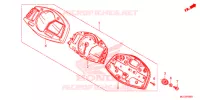 COMPTEUR pour Honda CBR 600 RR ABS RED de 2017