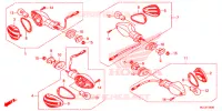 CLIGNOTANT pour Honda CBR 600 RR RED de 2017