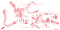 LEVIER DE GUIDON   CABLE   COMMODO pour Honda CBR 600 RR RED de 2017