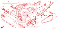 BRAS OSCILLANT pour Honda CBR 600 RR RED de 2017