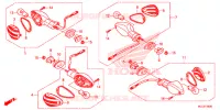 CLIGNOTANT pour Honda CBR 600 RR RED de 2017