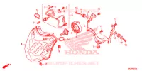 PHARE pour Honda NC 750 POLICE de 2018