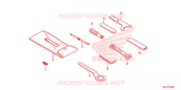 OUTIL pour Honda CBR 1000 RED de 2018