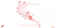 VALVE DE COMMANDE D'INJECTION D'AIR pour Honda CBR 1000 RED de 2018