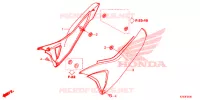 COUVERCLES LATERAUX pour Honda XR 190 de 2017