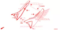 COUVERCLES LATERAUX pour Honda XR 190 de 2017