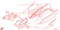 COUVERCLES LATERAUX pour Honda XR 150 1LA de 2017