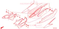 COUVERCLES LATERAUX pour Honda XR 150 de 2017