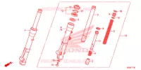 FOURCHE pour Honda SH MODE 125 de 2017