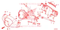 GUIDON   CARENAGE pour Honda SH MODE 125 de 2017