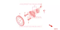 POMPE A HUILE pour Honda SH MODE 125 de 2017